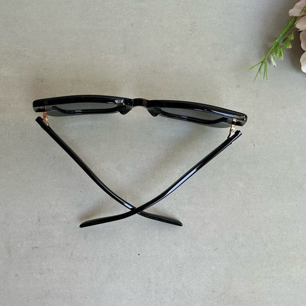 Gucci GG1314S  Sunglasses, Black/Grey Shaded,
55/19/140, Black/Grey/Gold Logo - Picture 12 of 16